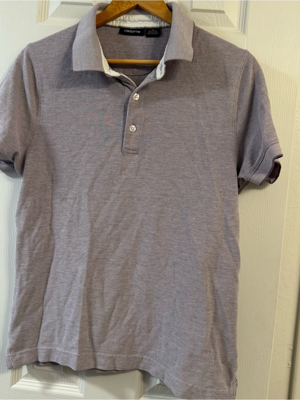 Claiborne Men’s Lavender Polo Shirt